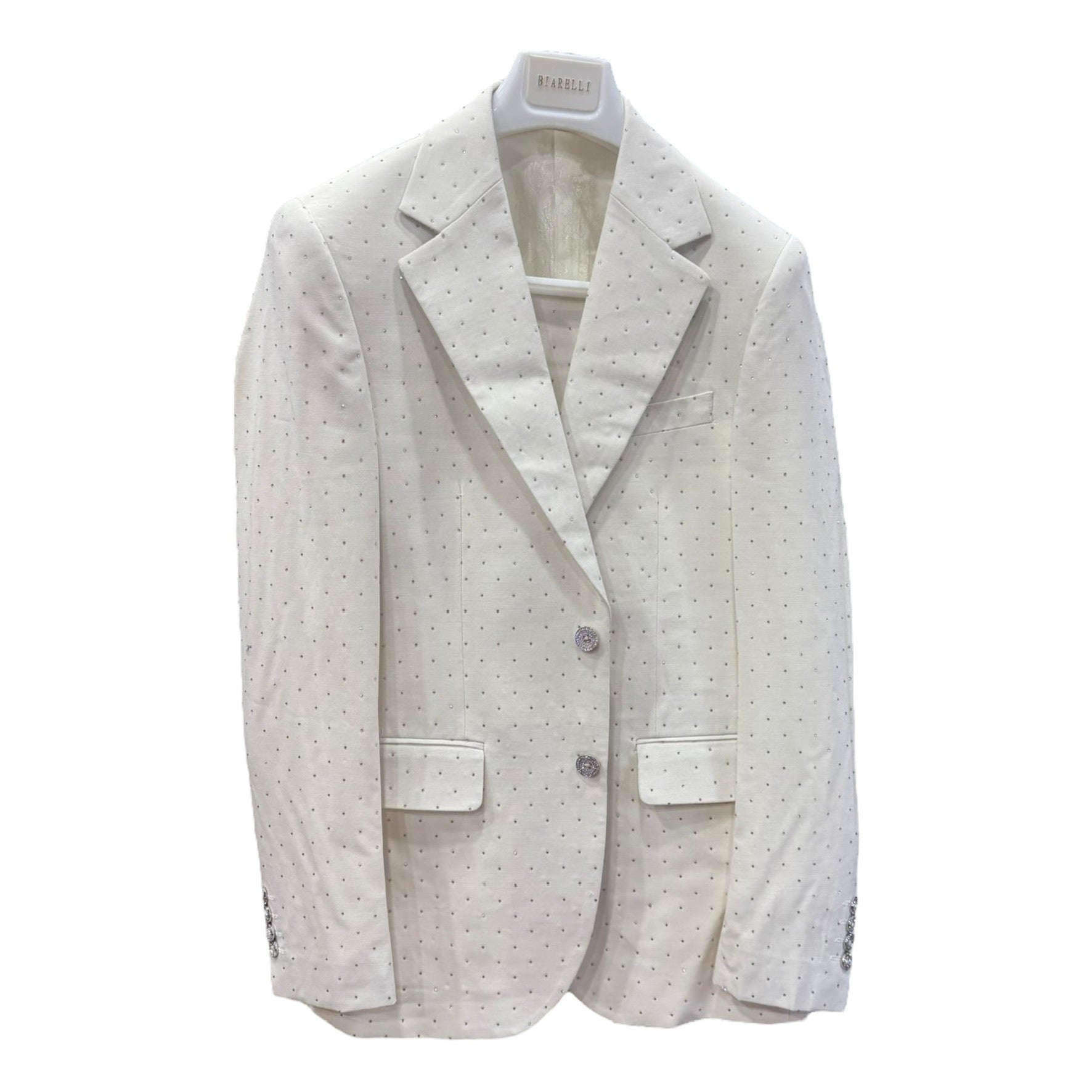 BIARELLI: 2PC.EMBELLISHED SLIM FIT SUIT BLX-5017
